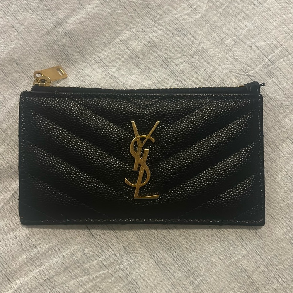 Authentic Saint Laurent card case